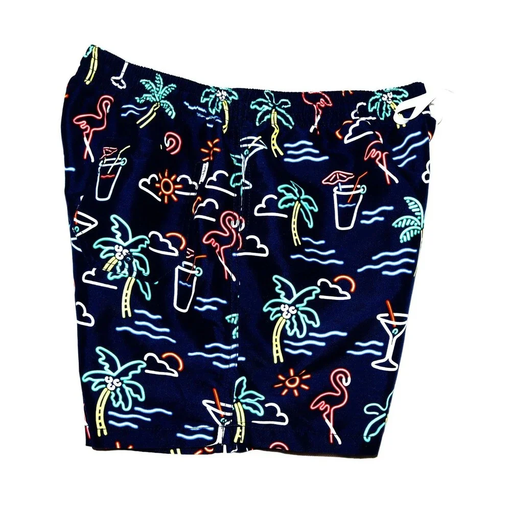 Chubbies Men's Neon Lights Print Board Shorts Swim Surf Trunks Size‎ XL